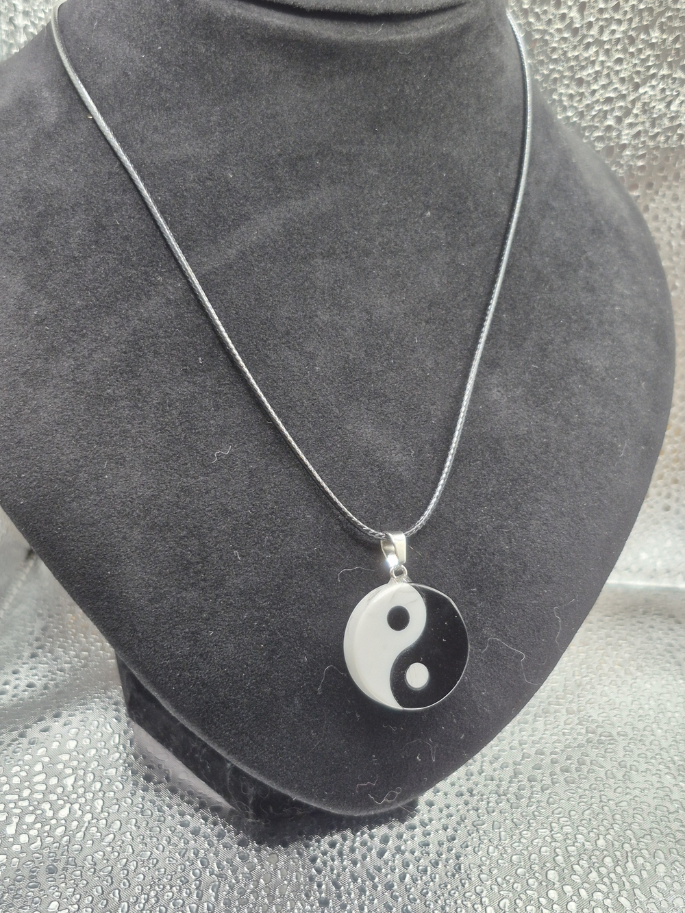 Yin Yang Pendant Necklace in Black and White - Women Jewelry